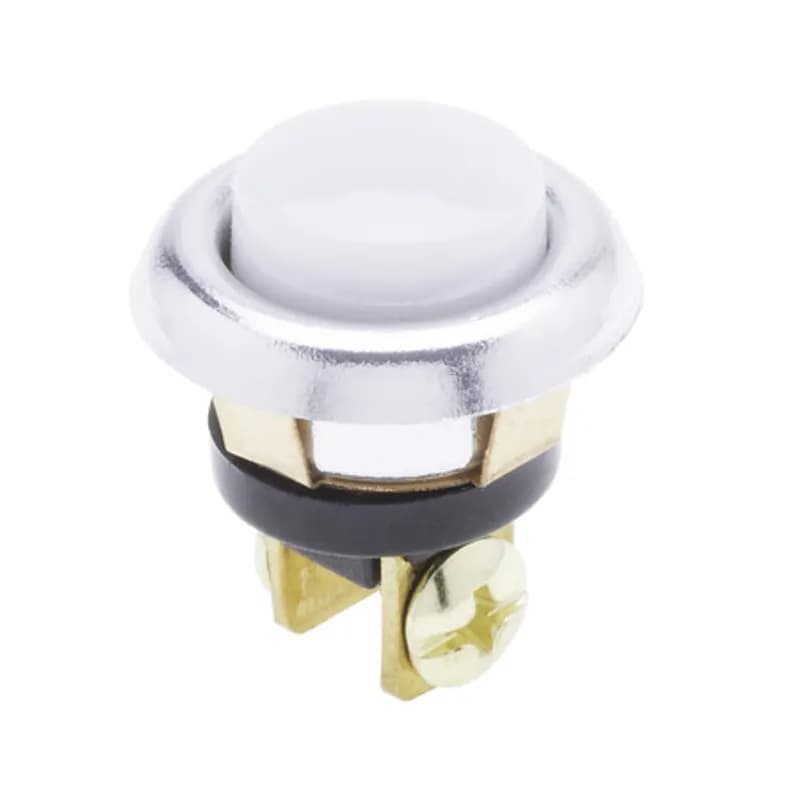 NSI Industries TA620L - Pushbutton Lighted Chrome 16V Max 5/8"