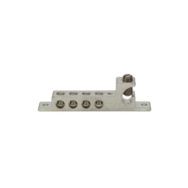 Use the NSI GBIAL-126-4414 Intersystem Bonding Connector for intersystem bonding of power and communication (phone, cable and satellite) grounding systems. This aluminum bonding connector is dual-rated for copper or aluminum conductors, comes with four circuits and accommodates wires in the range of 2 to 6 AWG. Corrosion-resistant stainless-steel screws hold the wiring in place and a convenient lay-in feature eliminates the need to cut or splice to main electrode, as well as the need to disassemble the ground rod to connection. This intersystem bonding connector is suitable for both indoor and outdoor use and an optional UV-resistant paintable cover is available by adding the suffix â€“WC for a more attractive appearance. Meets or exceeds requirements set forth in NEC2008 250.94. UL Listed 467 for Grounding and Bonding. Stock products you can rely onâ€”stock NSI.