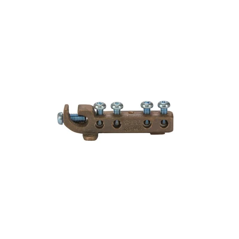 NSI Industries GBIBZ-126-4414 - Use the NSI GBIBZ-126-4414 Intersystem Bonding Connector for intersystem bonding of power and communication (phone, cable and satellite) grounding systems. This bronze bonding connector is rated for copper conductors, comes with four circuits and accommodates wires in the range of 2 to 6 AWG. Corrosion-resistant zinc-plated steel screws hold the wiring in place and a convenient lay-in feature eliminates the need to cut or splice to main electrode as well as disassembling ground rod to connection. This intersystem bonding connector is suitable for both indoor and outdoor use and an optional UV resistant paintable cover is available by adding the suffix â€“WC for a more attractive appearance. Meets or exceeds requirements set forth in NEC2008 250.94. UL Listed 467 for Grounding and Bonding. Stock products you can rely onâ€”stock NSI.