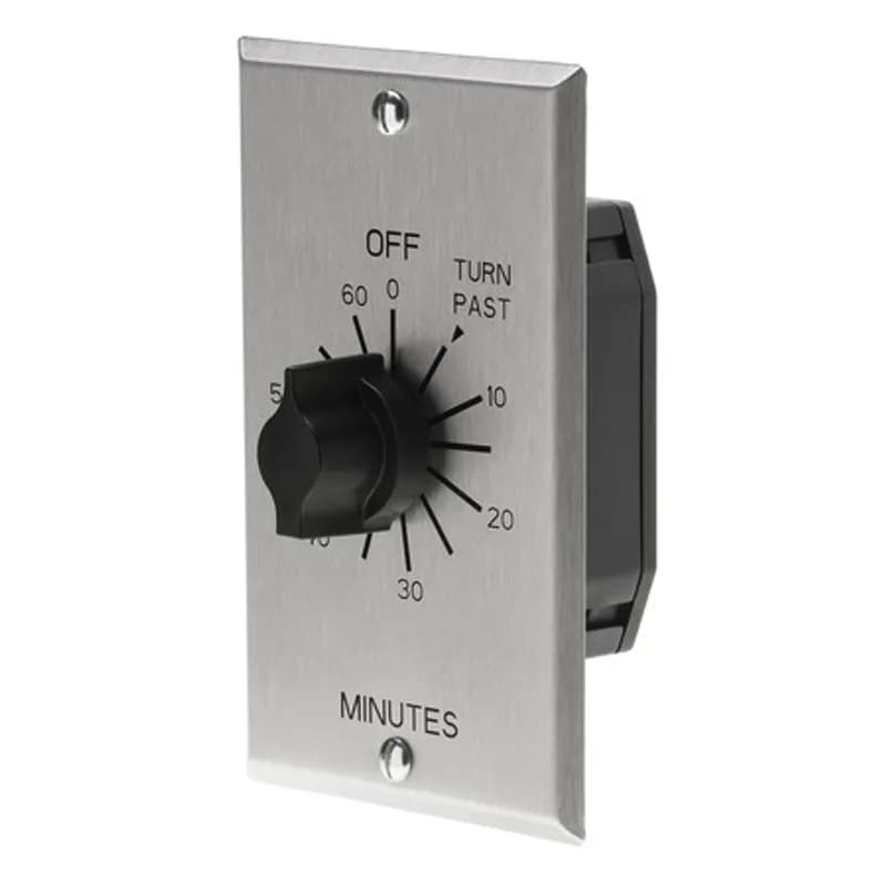 NSI Industries C460M - The TORK C460M 60-Minute Spring-Wound In-Wall Twist Timer with a commercial-style metal faceplate is designed to control a variety of indoor appliances, motors and lights. Automate factories, offices or other buildings to save energy and money using the simple twist knob and reliable mechanical timekeeping. Fits into a standard electrical box for in-wall mounting. Designed for DPST switch type on indoor loads such as ventilation fans, lighting, HVAC systems, motors, pumps or air compressors.