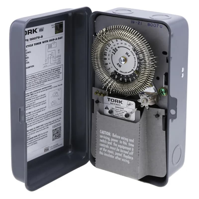 24 Hour Cycle Skip A Day Timer 480V SPDT