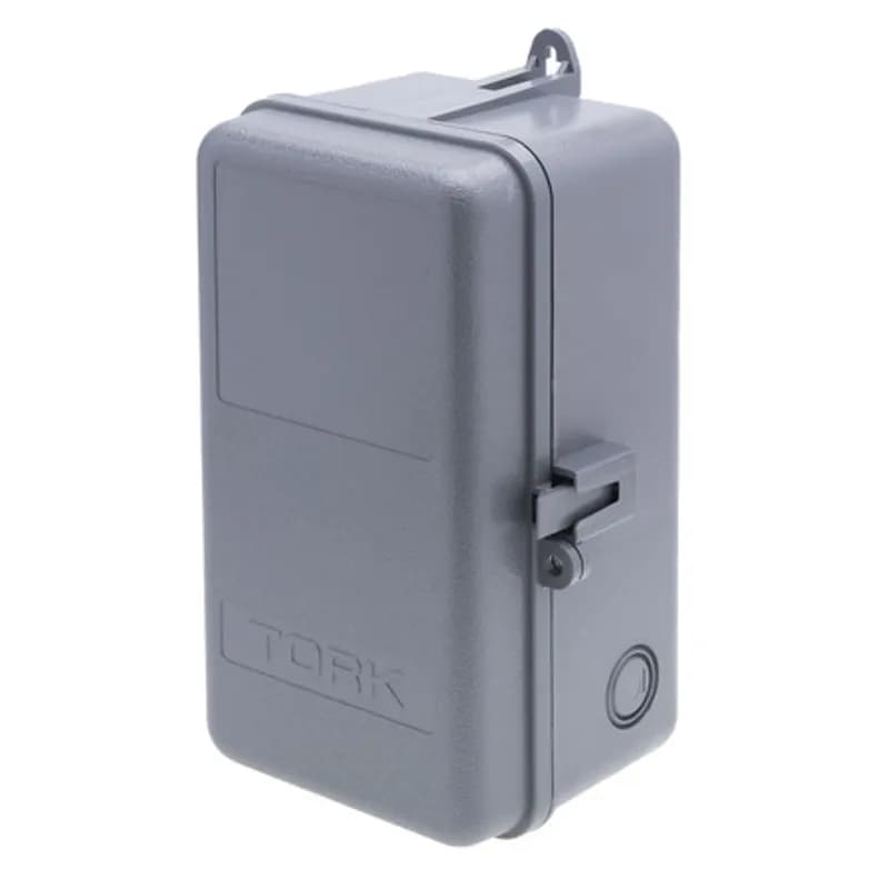 The TORK DG200A 365/7-Day Multipurpose Digital Timer is designed for 20 amp / 120-277 volt loads and has a plastic enclosure for indoor/outdoor use. Automate your home or office to save energy and money, using the intuitive programming interface to set different on/off times each day and 9 unique holiday blocks. Designed for applications in the home, office, factory, church or school, including indoor/outdoor lighting, heaters, air conditioners, water heaters, warning signs or traffic lights