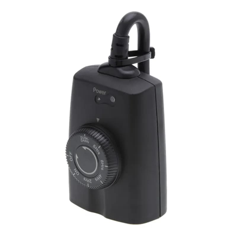 The TORK 652B Heavy-Duty Dusk to Dawn Mechanical Plug-In Lighting and Appliance Timer features 2 grounded outlets. Illuminate your home or office with a timer that automatically detects nightfall and turns lights on either all night or for a programmed time after dusk. Designed for applications including holiday lights, outdoor decorations, landscape lights, pumps, fountains, motors and more.