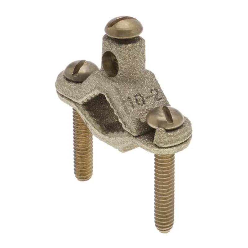 NSI Industries G-1-SDB-SB - The NSI G-1-SDB-SB Heavy Duty Bronze Ground Clamp for Direct Burial grips on pipes between 1/2" to 1" in diameter and is suitable for direct burial applications. Ground clamps ending with suffix -SB come with silicon bronze screws and a cast bronze clamp body. These economical, high-quality metals provide durable performance in a range of applications and an extended life over stainless-steel components. UL Listed 467 for Grounding and Bonding. Stock products you can rely onâ€”stock NSI.