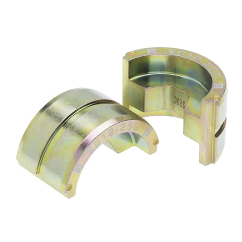U-Type Die 250 MCM Copper, 1 Pair, Yellow