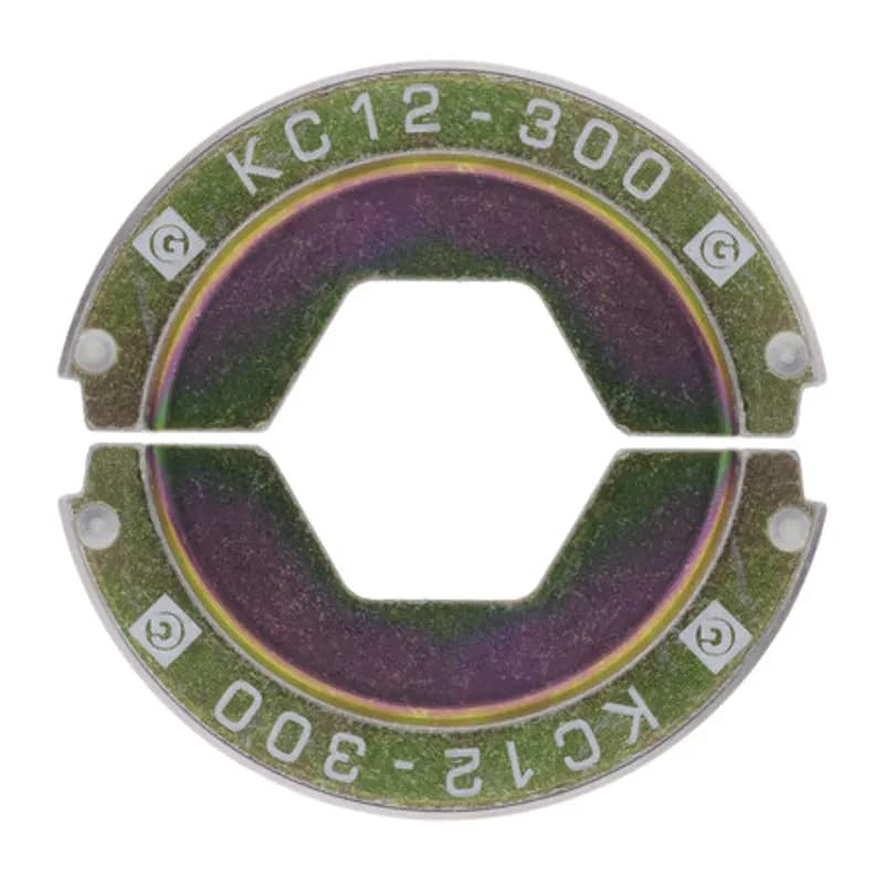 U-Type Die 300 MCM Copper, 1 Pair, White