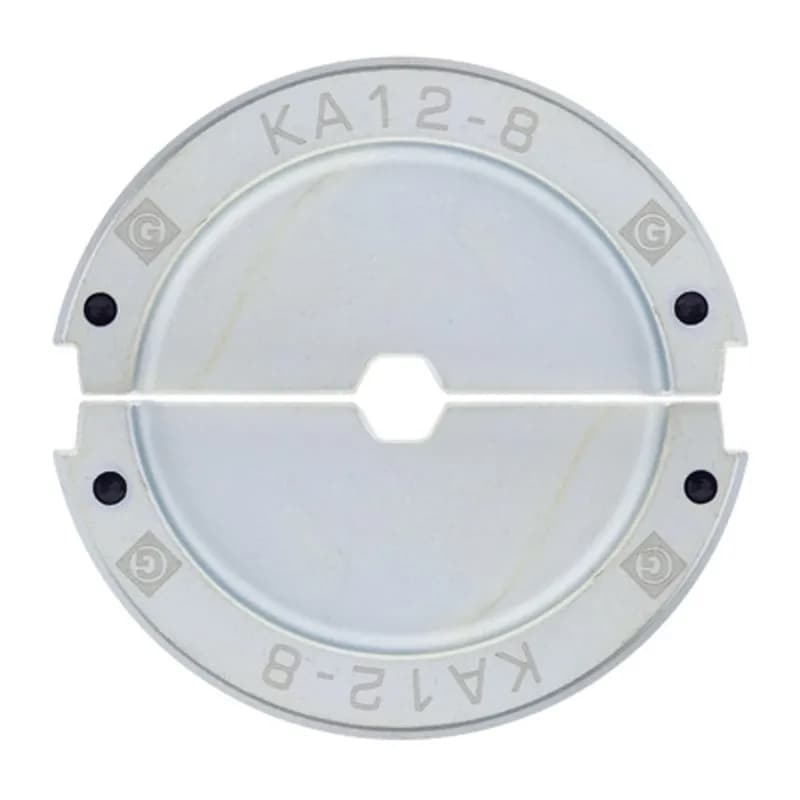 NSI Industries KA12-8 - U-Type Crimping Die #8 AWG Aluminum - Blue U-Shaped Crimping Dies are for use with the N1240 Crimping Tool and Other Tools.