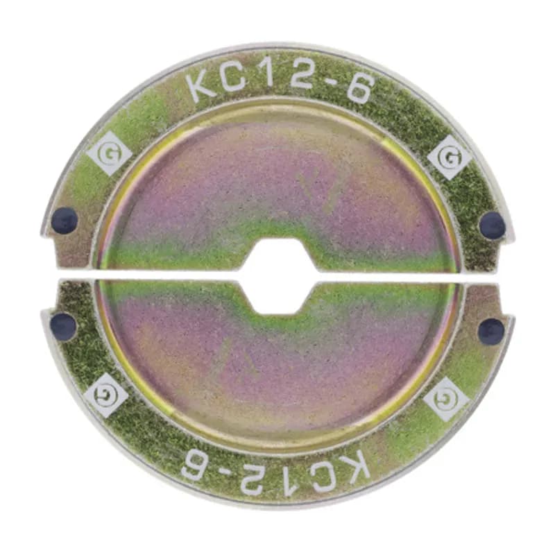 U-Type Die #6 AWG Copper, 1 Pair, Blue