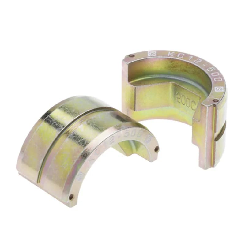 U-Type Die 500 MCM Copper, 1 Pair, Brown