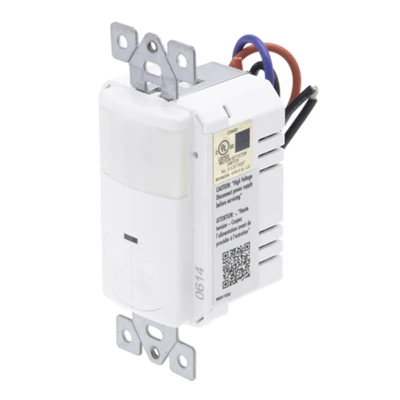 NSI Industries WOS-M2R - PIR Wall Sw 2 Relay Oc Sensor 120-277V
