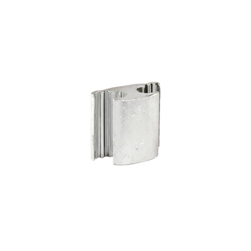Dual Rated Wide Range Tap Connectors 6-1 AWG Dual rated wide range tap connectors are used for combinations of aluminum and aluminum-cooper conductors. Standard compression tools and dies install in all sizes. They have formable ribs to provide broader contact area. Fold-in tabs provide positive tab interlock as tool closes. Made from high strength aluminum alloy. All connectors are reversible. Rated 600 Volts.