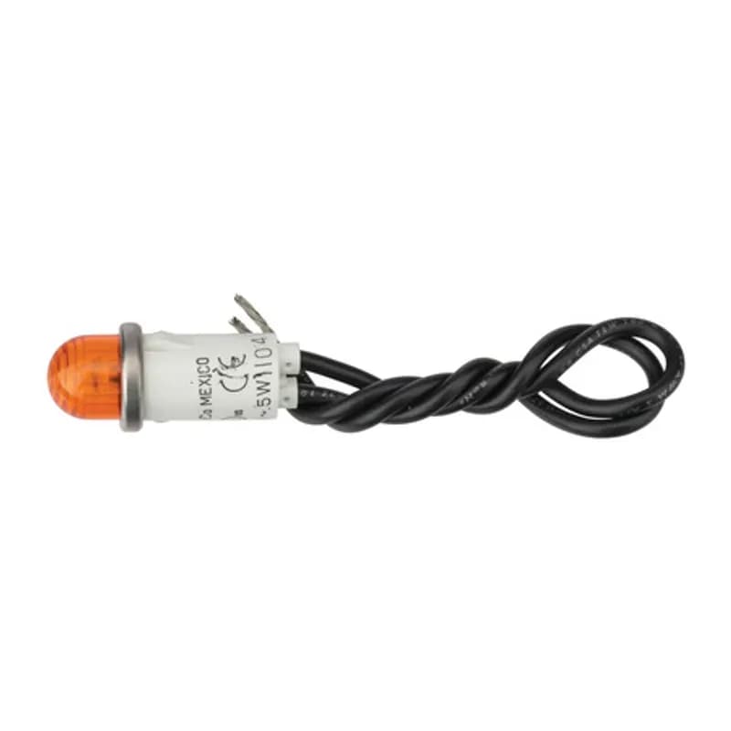 Amber Polycarbonate 208-250 VAC Indicator Light (Neon BULb)