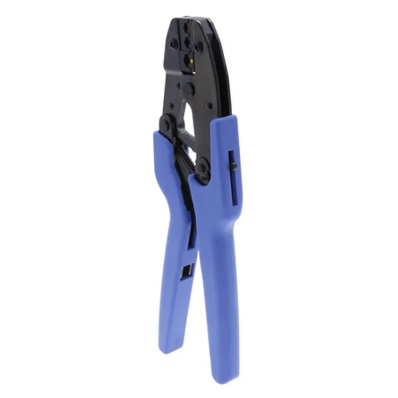 NSI Industries NH-3 - Insulated Miniterm Tool APPLICATIONS: A ratchet-action crimping tool for quality crimping of insulated terminals and connectors, including rings, spades, male plugs, female receptacles, and disconnects in 22/18, 16/14, and 12/10 AWG wire sizes. FEATURES: TYPE: Insulated ACTION: Ratchet CRIMPS: Insulated connectors, terminals, rings, spades, male plugs and female receptacles WIRE SIZE: 22-10 AWG