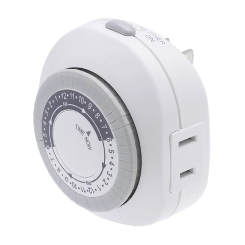 NSI Industries 403B - The TORK 403B Easy-Set 24-hour indoor mechanical plug-in lighting and appliance timer feature one polarized outlet and a tab programming system. Automate your home or office in a looping daily schedule using the simple timer buttons to schedule on/off times in 30-minute increments. Designed for applications including lamps, lights, indoor holiday decorations, polarized appliances and more.