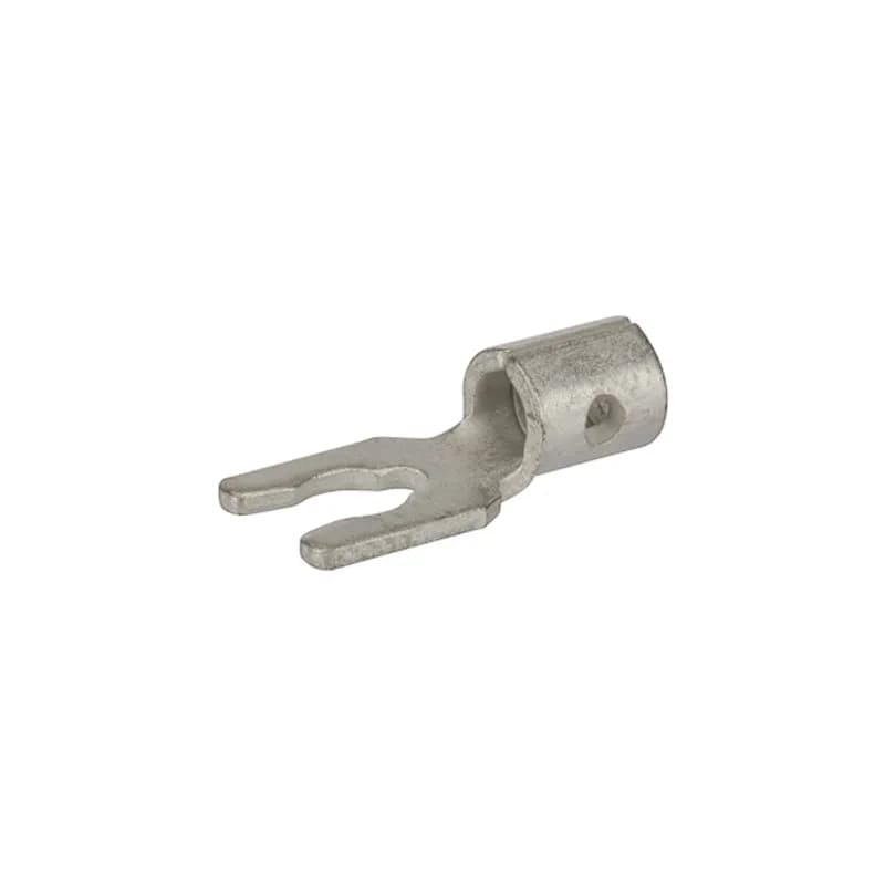 NSI Industries S12-8-L-BULK - 12-10 AWG, # 8 Stud Bare Locking Spade, 1,000 Per Pack