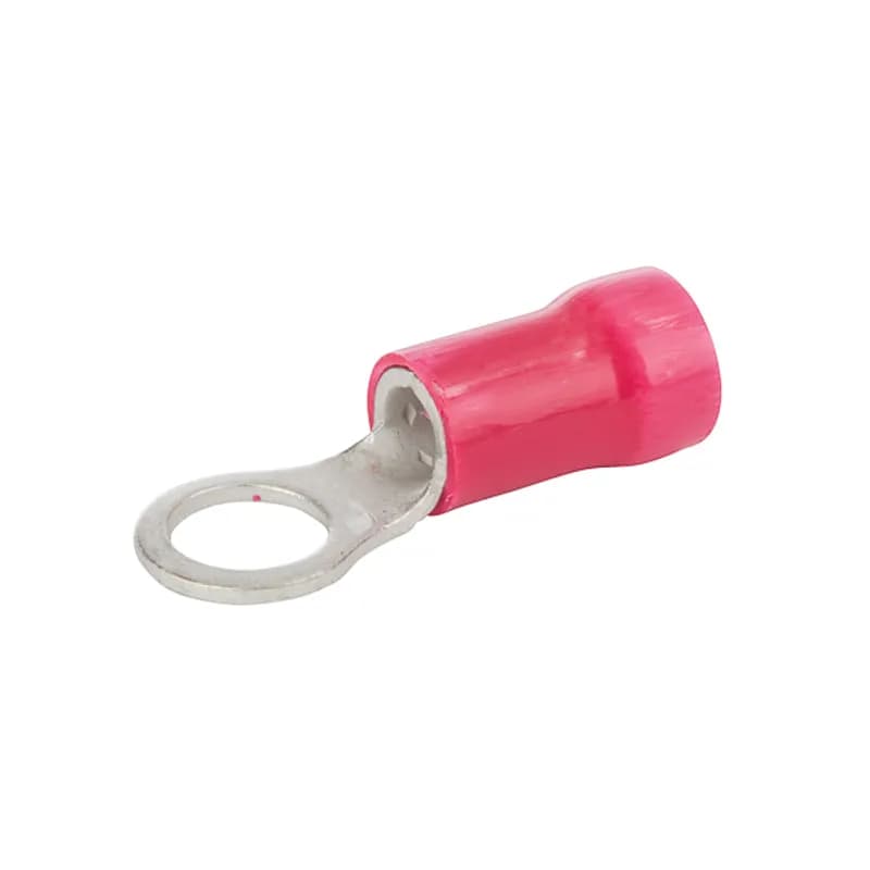 8 AWG Vinyl Insulated Ring 5/16" Stud, 250 Per Pack