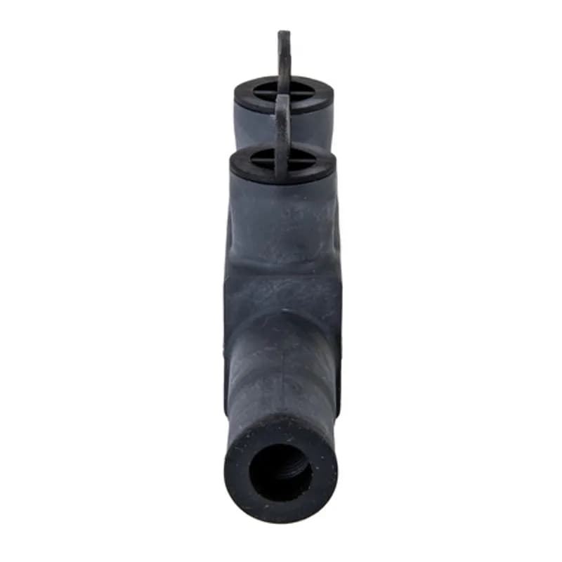 NSI Industries ISPBS350B - The Polaris ISPBS350B Multi-Tap Direct Burial Submersible In-Line Port Connector features 2 in-line ports sized for 350 MCM - 12 AWG wires. The body is made from aluminum alloy wrapped in a layer of high-dielectric strength rubber insulation. Each port is pre-loaded with an oxide inhibitor, with removable access plugs over the hex screws used to tighten the radial-tipped set screws. Installs with a hex key and torque wrench, without any tape or additional supplies. Meets or exceeds UL486D and ANSI C119.1 specifications for use in wet or damp locations and designed for use in a wide range of temporary submersal or burial splicing applications.