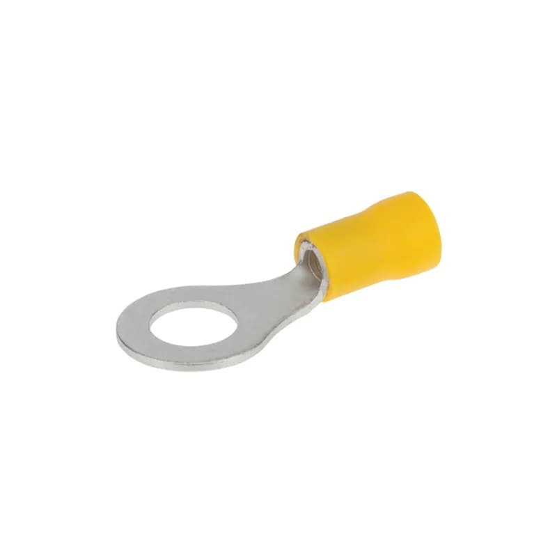 12-10 AWG Vinyl Insulated Ring 5/16" Stud - 500 Per Pack