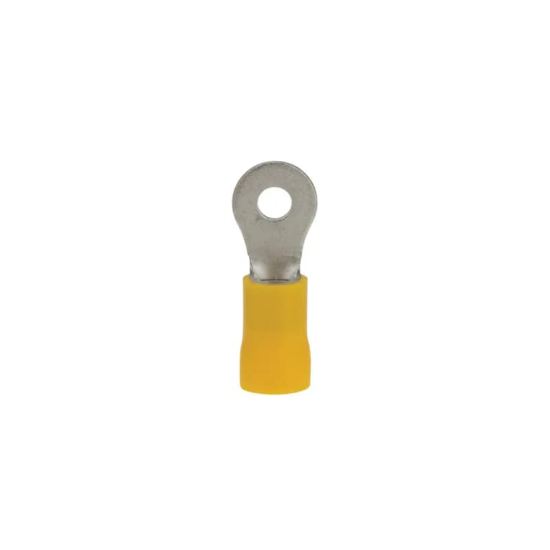 12-10 AWG Vinyl Insulated Ring #6 Stud, 500 Per Pack