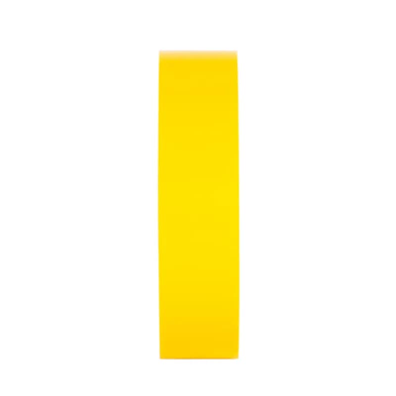 WarriorWrap WW-732-YL Yellow Vinyl Professional-Quality Electrical Tape is strong enough for demanding environments and highly resistant to abrasion and corrosion. This tape is 7mil thick, 66ft long and has a max temperature rating of 220 degrees F. The strong adhesion helps stick to uneven surfaces and keeps the backing in place. Top breaking strength and elasticity make WarriorWrap an excellent choice for splicing, insulating or marking wires.
