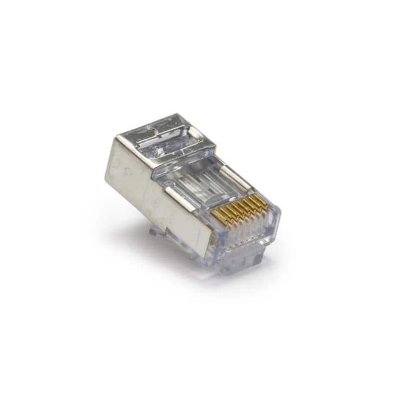 NSI Industries 100020 - The EZ-RJ45 fully shielded plug, with an internal ground, combines the performance advantage exclusive to the EZ-RJ45 design with the performance advantage inherent to shielded products to provide an unparalleled solution for the market., 849160003625