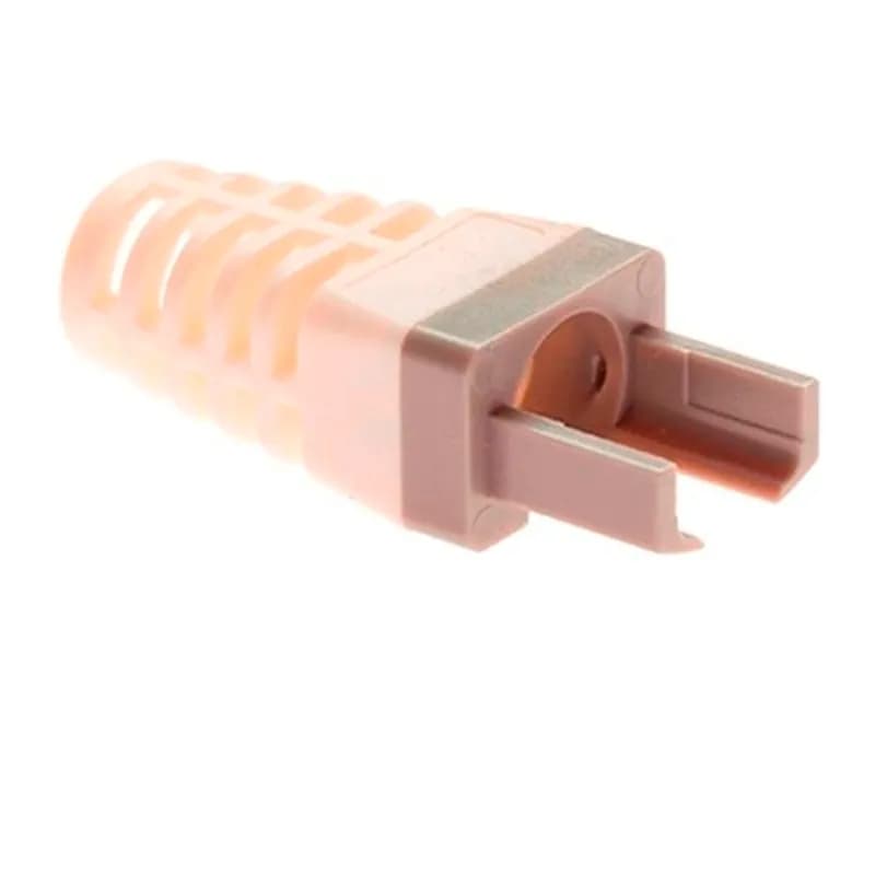 NSI Industries 105008 - The innovative Snag Proof Strain Relief is designed specifically to be crimped with the EZ-RJ45 plugs. Two Patent Pending versions are offered for both the CAT5 and 5e and the CAT6 plugs. The primary strain relief of the plug locks the snag proof strain relief in place so they will not pull off, creating one, integral assembly. Once crimped, this design allows the plug's primary strain relief to relax slightly, preventing the cable pairs from being over compressed. This decrease in stress contributes to achieving peak performance. The tab on the strain relief is designed to extend over the plug's locking tab, making it snag proof when administering patch cords., 849160003694