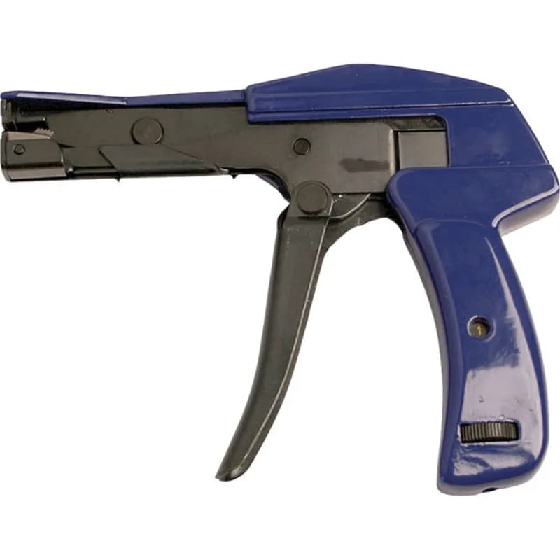 NSI Industries 10200C - All steel construction for durability and long life, this cable gun is the professional's choice! Features an adjustable tension wheel with automatic cut-off. Trims cable ties flush, eliminating dangerous sharp edges on cable ties.