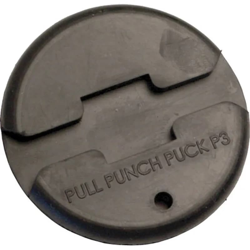 NSI Industries 100333 - The EZ-Grip Puck is manufactured from a special rubberized material for flexibility and durability. Never has such a simple, inexpensive tool saved so much time and energy when working with wire and cable. The puck fits in the palm of the hand and dramatically improves your grip when pulling or pushing cable. Use the puck as a stable base for punching down wire in keystone jacks. No more marred surfaces or stab wounds., 899740000452
