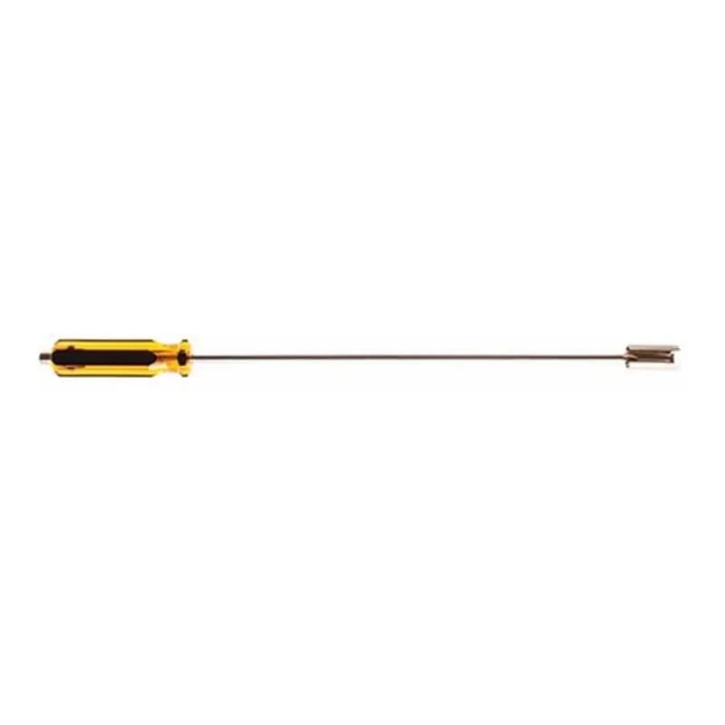 NSI Industries 11022 - This dual function tool features a 7 and 16 inch hex socket at one end and 3 and 8-32 thread at the other end. The hex socket slides over cable and rear of the connector for easy mating and un-mating of hard to grasp F connectors. The threaded end provides a stable surface during cable insertion, eliminating the danger of stab wounds from the center conductor. Rugged extruded plastic handle. Long life chrome finish., 849160001331