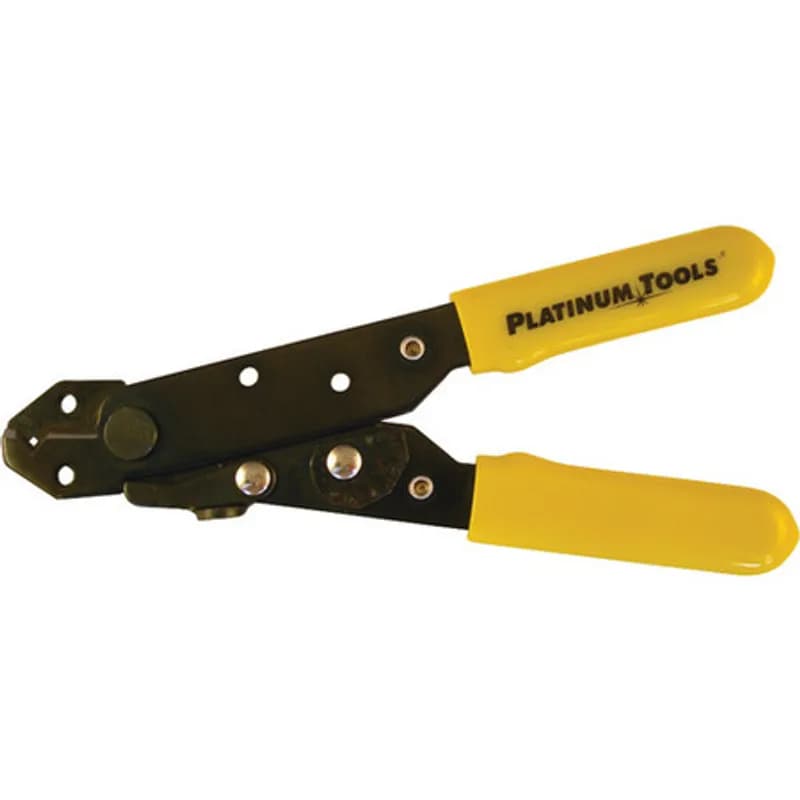 NSI Industries 15001C - This Platinum stripper is designed with a precision grounded V-notch blade for superior stripping results on various types of 24-10 AWG jacket insulation. High-carbon steel stripping blades adjust to proper wire gauge with rotating cam wheel.