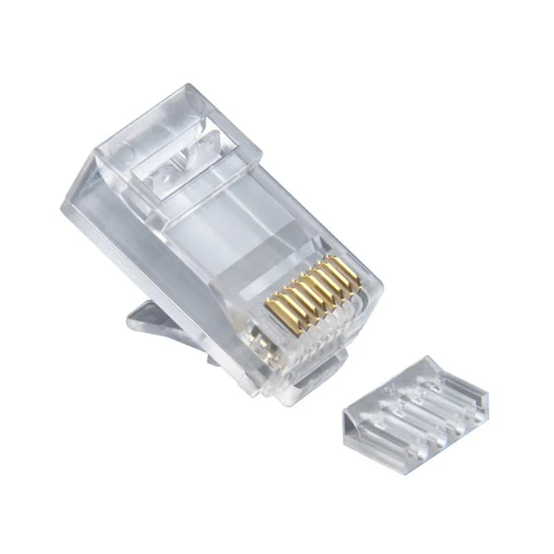 RJ45 Cat6 2pc Rnd-Sld Jar (100 EA)