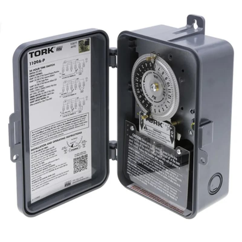 24 Hour Time Switch 120-277V Plastic