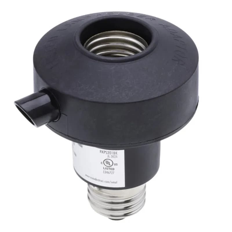 NSI Industries RKPS201BK - FLOODLIGHT PHOTOCONTROL SCREW-IN 120V MED BASE, 150W TUNGSTEN, BLACK