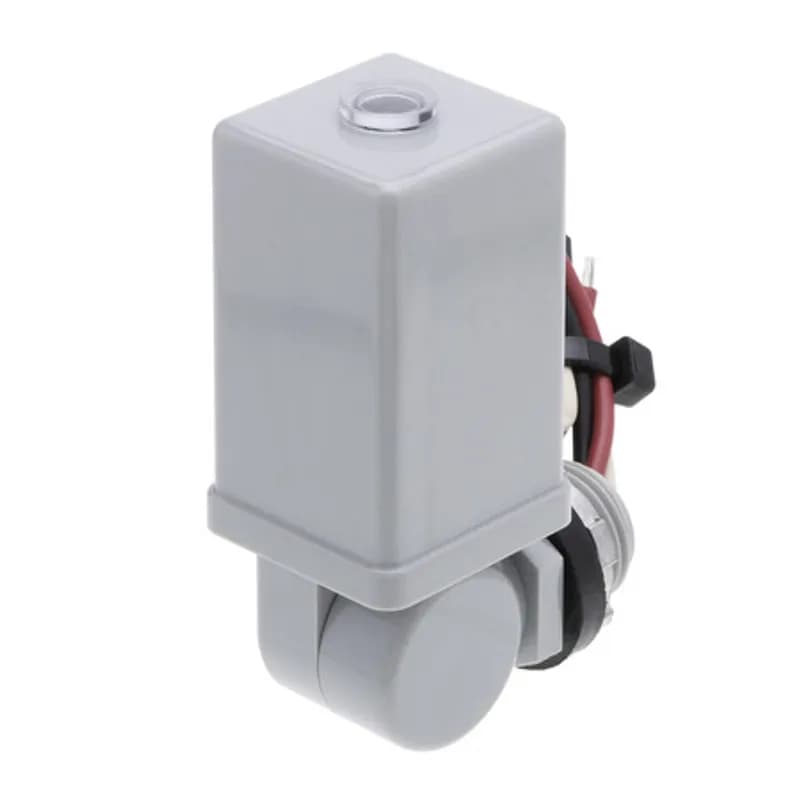 The TORK ZSSP124 stem and swivel pencil mount instant response LED photocontrol light sensor provides a simple way to control residential or commercial exterior lights and appliances based on the ambient light level. Features include the coated circuit board and weather-resistant casing, long-life zero-cross technology and the time delay that prevents stray lights or shadows from triggering the control. Designed for applications including landscape lighting, perimeter and security lighting, pole lanterns or signage.