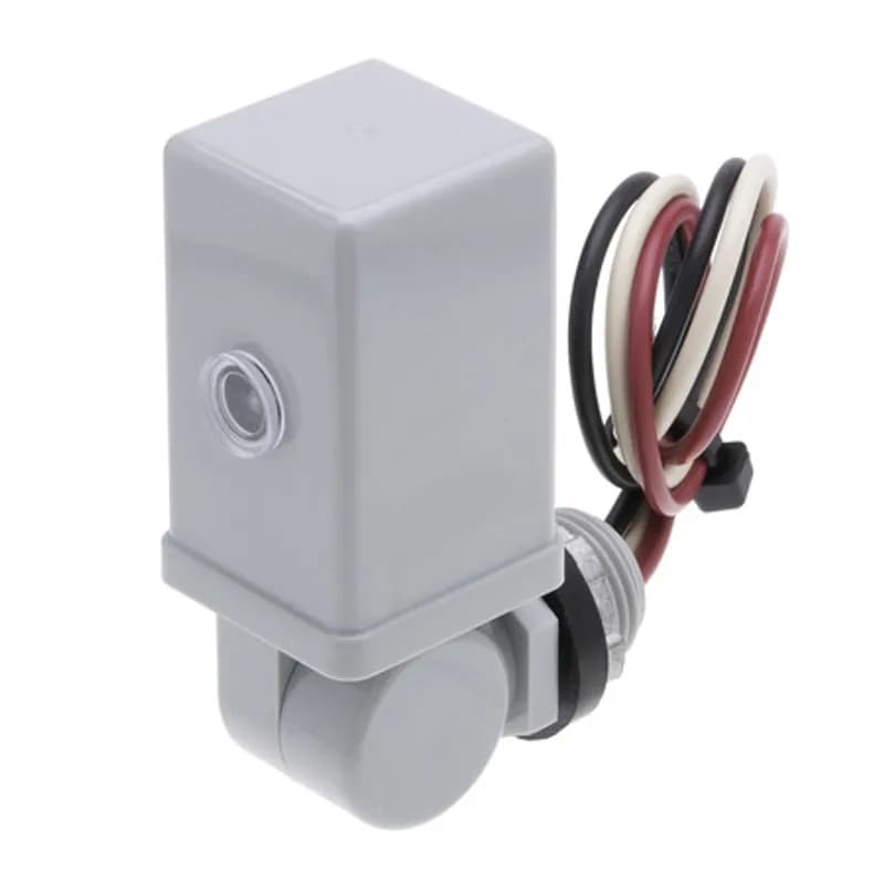 NSI Industries ZSS124 - The TORK ZSS124 stem and swivel mount instant response LED photocontrol light sensor provides a simple way to control residential or commercial exterior lights and appliances based on the ambient light level. Features include the coated circuit board and weather-resistant casing, long-life zero-cross technology and the time delay that prevents stray lights or shadows from triggering the control. Designed for applications including landscape lighting, perimeter and security lighting, pole lanterns or signage.