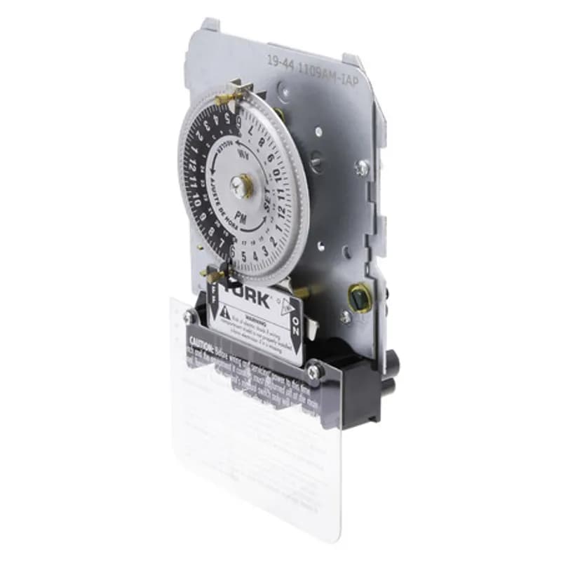 24 Hour Time Switch 40A 120/208-277V DPST Mechanism with Adapter Installed