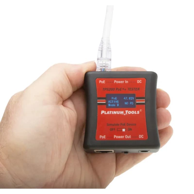 NSI Industries TPS200C - Platinum Tools PoE Current Flow Tester