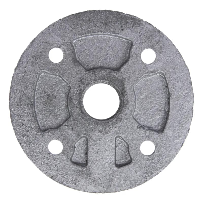 NSI Industries MFF100 - Floor Flange, 1/4 in. hole size, 1 in. inside diameter, 1 in. pipe size, Zinc Plated finish, 1 per pack
