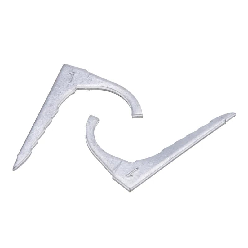 1/2 x 3/4 Conduit Drive Strap Flat Stamped Galvanized 100 per pack