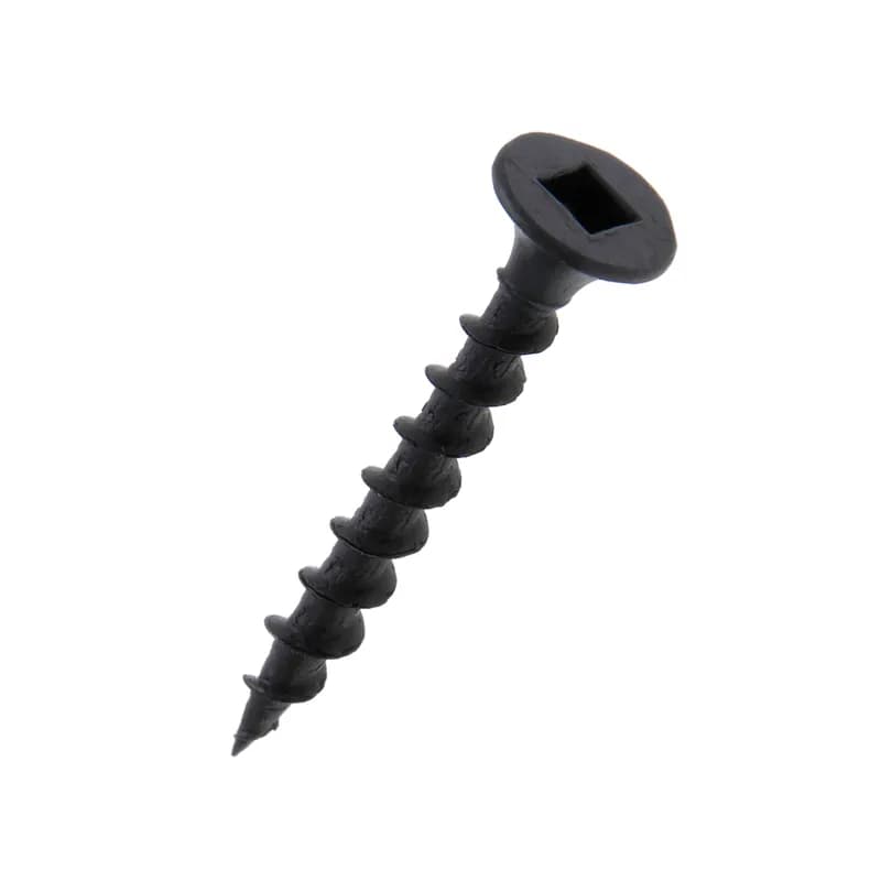NSI Industries DWSR3M - #6 x 1-1/4 Bugle Hd Square Drive Drywall Screw Coarse Black Phosphate u/m 1,000