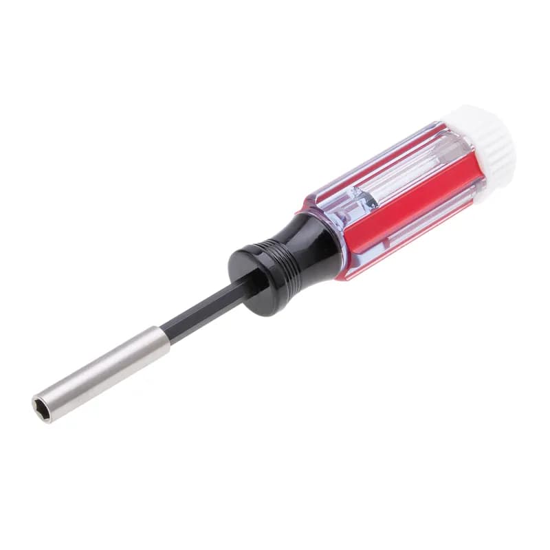 NSI Industries HDT14 - Magnetic Hand Driver, Round shank shape, 1/4 in. tip size, Hex tip type, 1 per pack