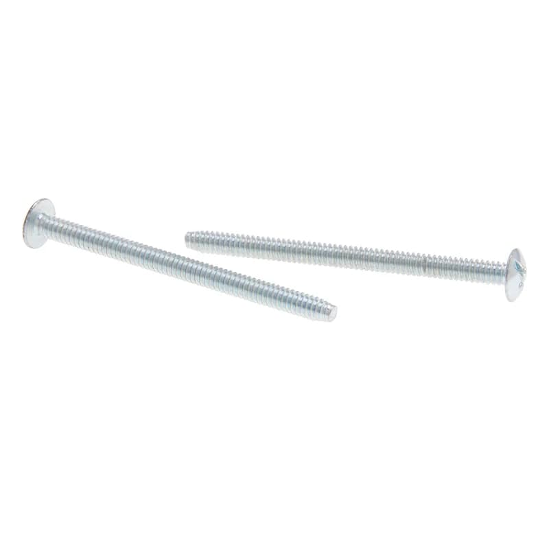Truss Head Receptacle and Wiring Devices Screw, Steel material, #6-32 Size, 3/4 in. length, Lead Point, Zinc Plated finish, Phillips/Slotted drive type, 100 per pack