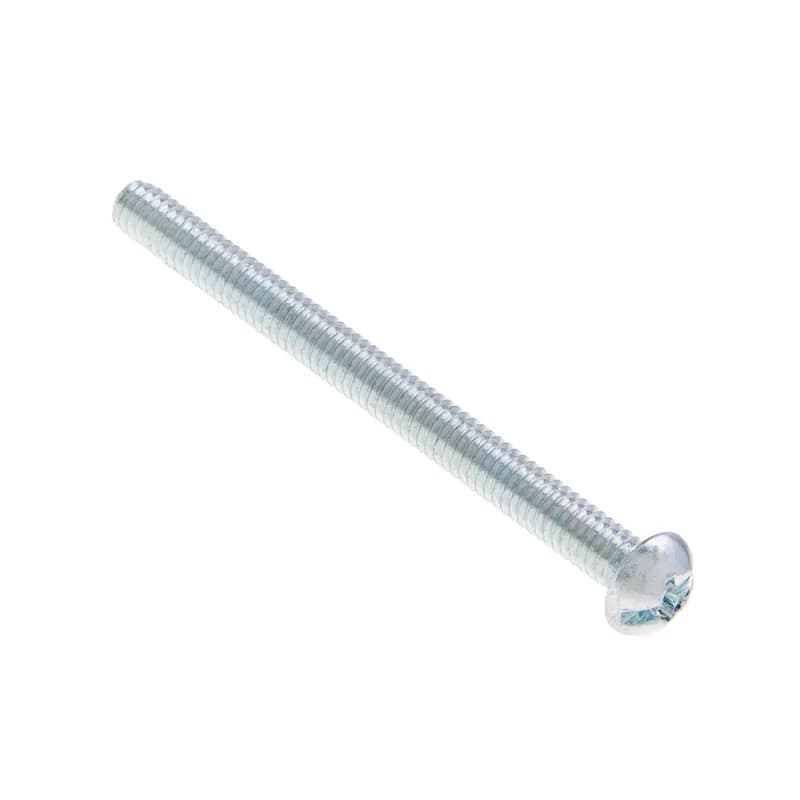 10-24 x 3/4 Round Head Combo Machine Screw Zinc