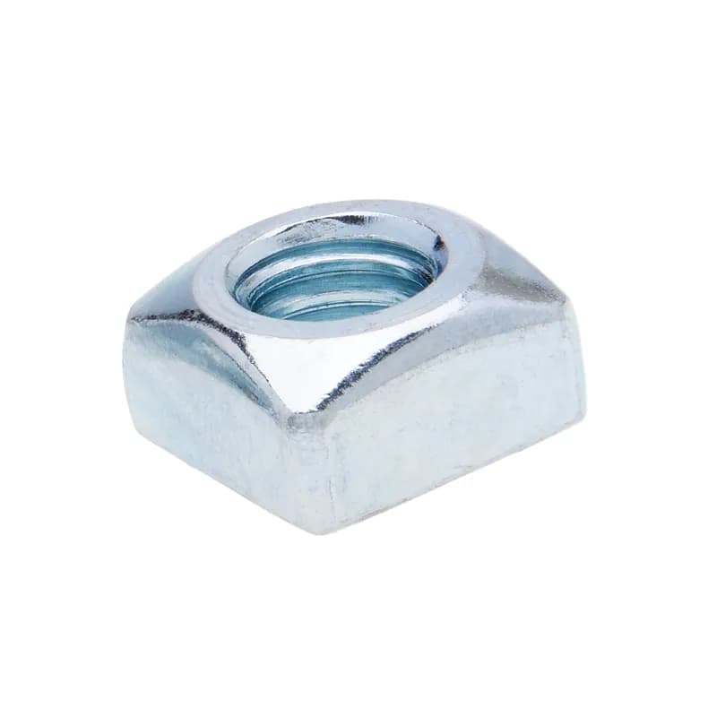 NSI Industries JSQ9 - Square Nut, 1/2-13 in. size, 13/16 in. width, 7/16 in. height, Zinc Plated finish, 50 per pack
