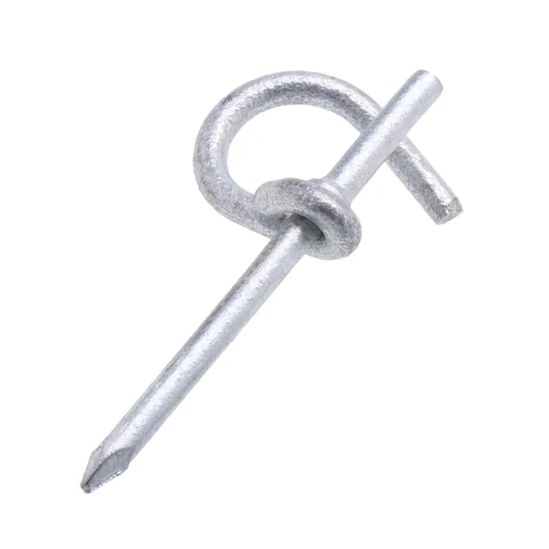 NSI Industries MDR78 - Galvanized Nail-On Drive Ring, Steel material, Zinc Plated finish, 7/8 in. eye size