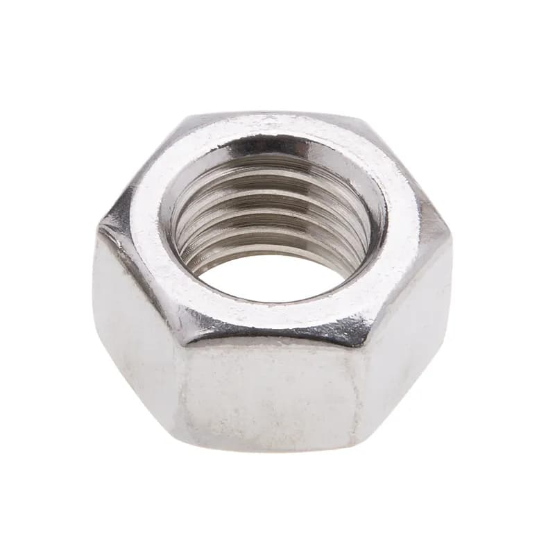 12-24 Finished Hex Nut 18-8 Stainless Steel
