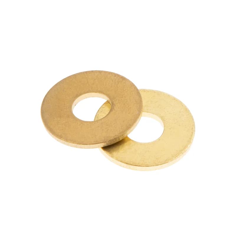 NSI Industries JSWBR38 - Flat Washer, Brass material, 13/16 in. outside diameter, 13/32 in. inside diameter, 3/8 in. fits bolt sizes, 100 per pack
