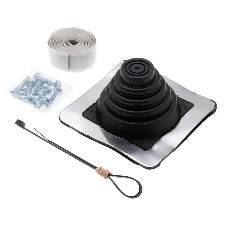 NSI Industries RJK1B - Master Flash(R) Roof Jack, (1) Roof Jack included, 1/4-2 in. pipe size, Bulk kit type, 1 per pack, 4-1/2 in. jack base size