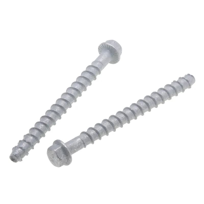 12 x 4 Hex Head Large Diameter Concrete Screw Galvanized