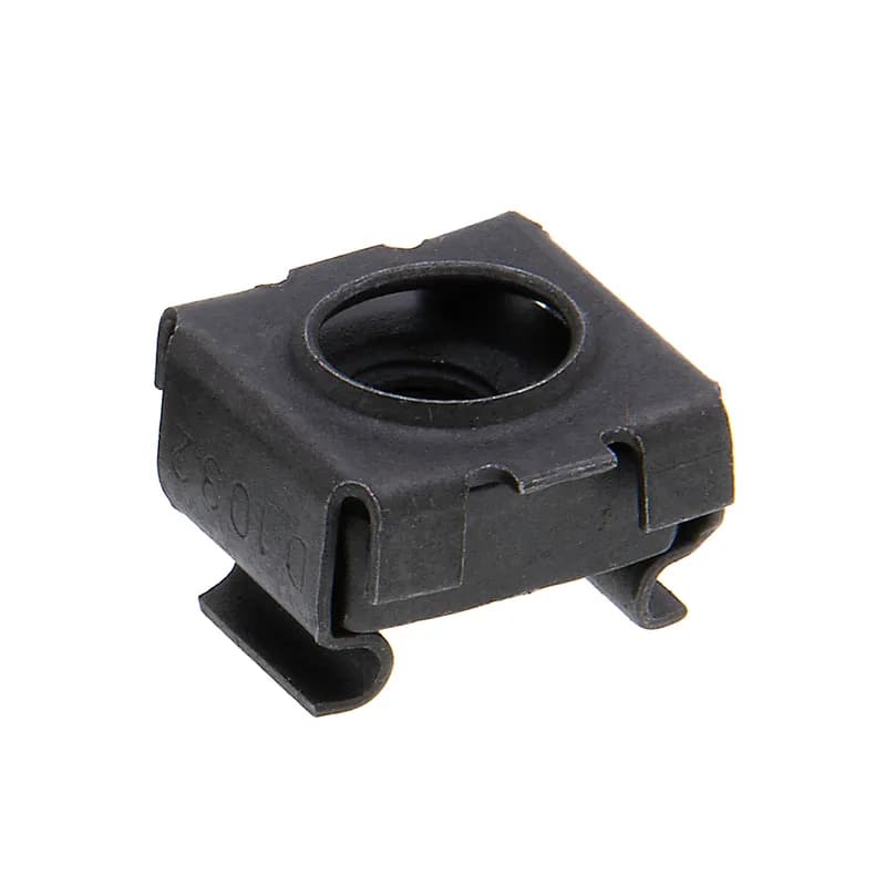 10-32 Cage Nut Black Phosphate, 0.025 through 0.063 in. panel thickness